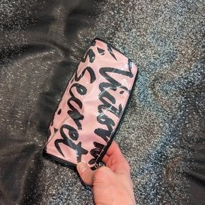 Victoria's secret makeup brush bag